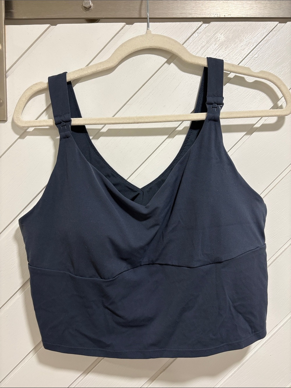 Old Navy Navy Nursing Clip-Front Sleep & Lounge Bra